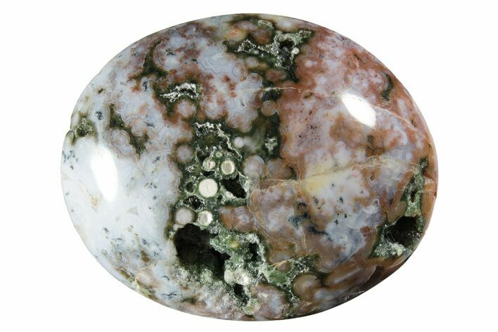 Polished Ocean Jasper Stone #239196